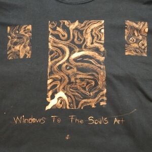Black "windows To The soul" Tee